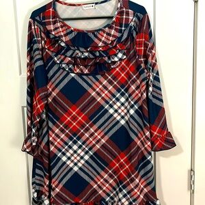 Nuggles 2x Taylor top red white blue